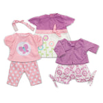 Melissa & Doug- Mine to Love Mix & Match Fashion Doll Clothes