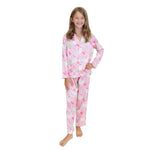 Jane Marie Kids Baby It's Cold Outside Silky Satin Pajama Long Sleeve Set