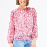Mary Square- Top Brianna Daydreaming Pink
