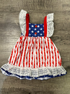 Barefoot - American Flag Lace Dress (Spring '24)
