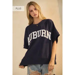 Oddi- Aubrun Plus Boxy Short-Sleeve Sweatshirt