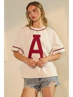 Oddi- Oversized Game Day Short-Sleeve Sweatshirt