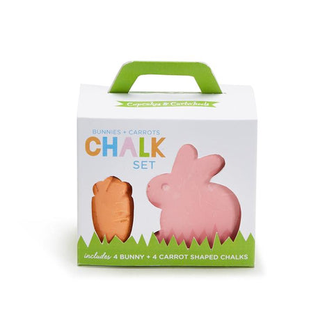 Bunny and Carrot 8 Pc Chalk Set in Gift Box