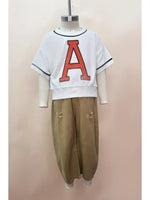 Oddi Kids Oversized AU Game Day Short-Sleeve Sweatshirt