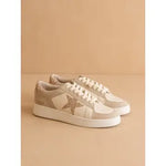 Oasis Society The Liberty Beige Glitter Star Sneaker