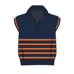 Mary Square Celia Sweater In Navy