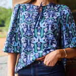 Mary Square Ren Gossamer Wings Top