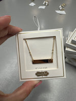 Mudpie-Initial Bar Necklaces