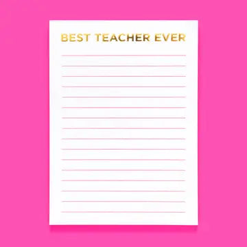 Teacher Apperciation Notepads