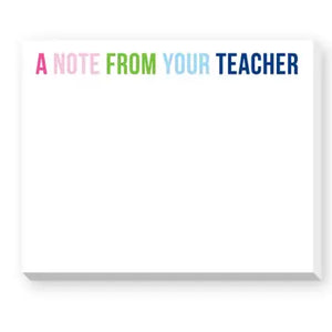 Teacher Appreciation Notepads