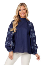 Mudpie- Emilia Eyelet Top