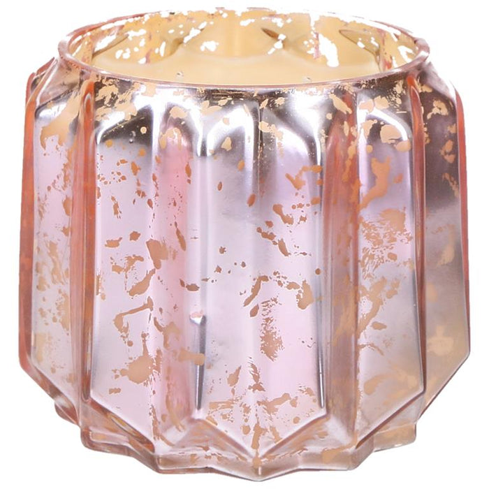 Sweet Grace Blush Mercury Glass Candle