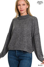 Zenana Brushed Melange Hacci Sweater *COMING SOON*