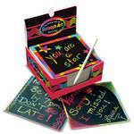 Melissa & Doug- Rainbow Mini Scratch Art Notes