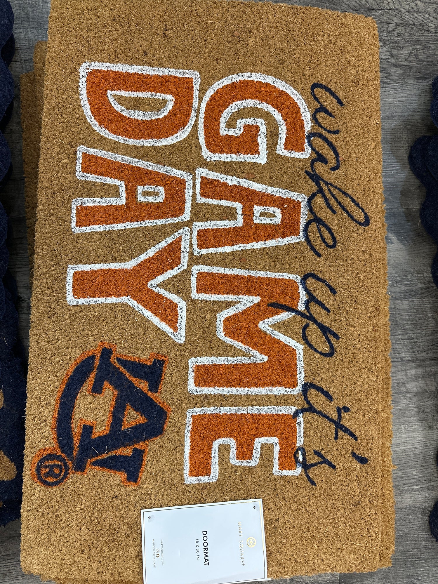 Mary Square Auburn Door Mats (In-Store Only)