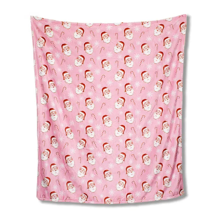 The Royal Standard- Candy Cane Cutie Throw Pink