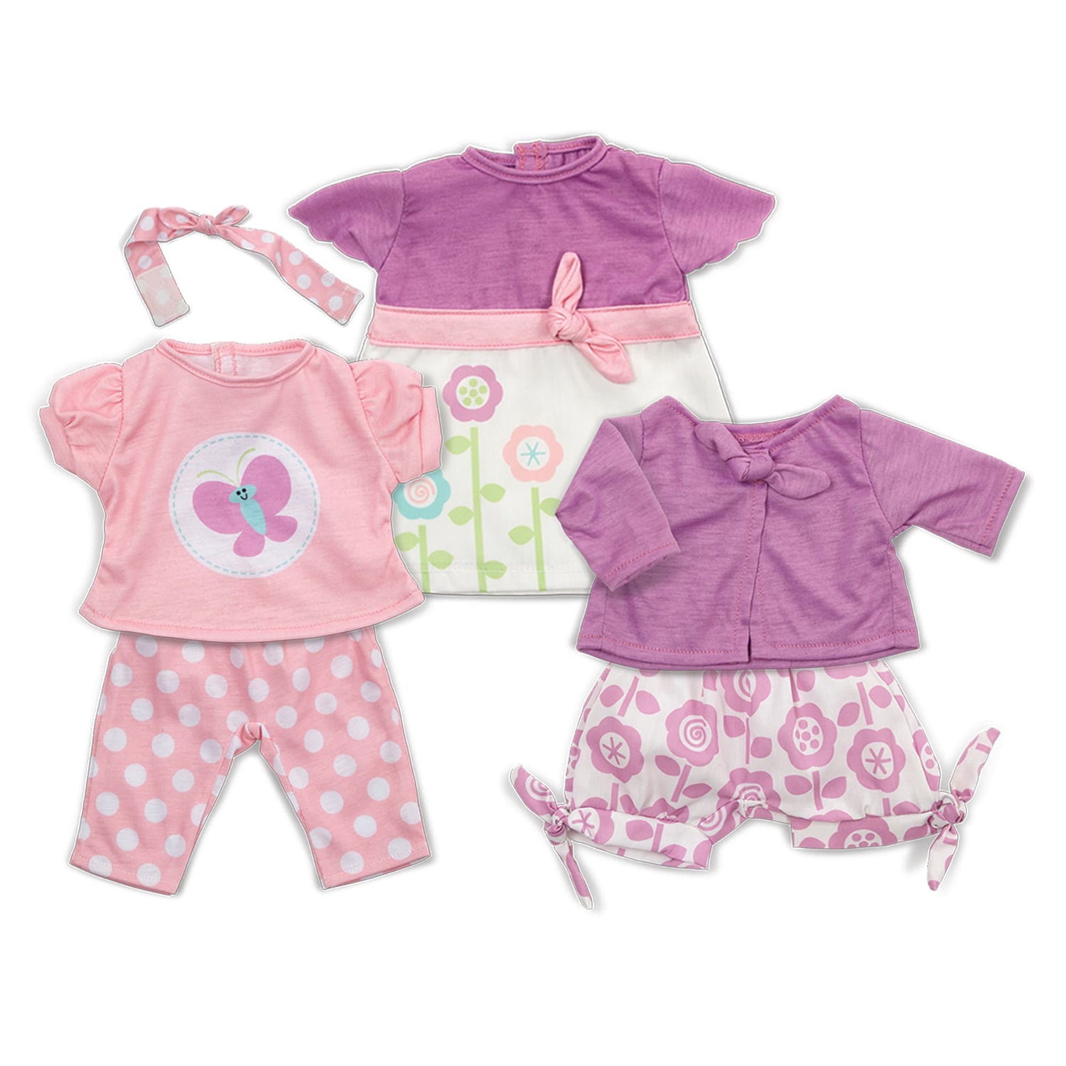 Melissa & Doug- Mine to Love Mix & Match Fashion Doll Clothes
