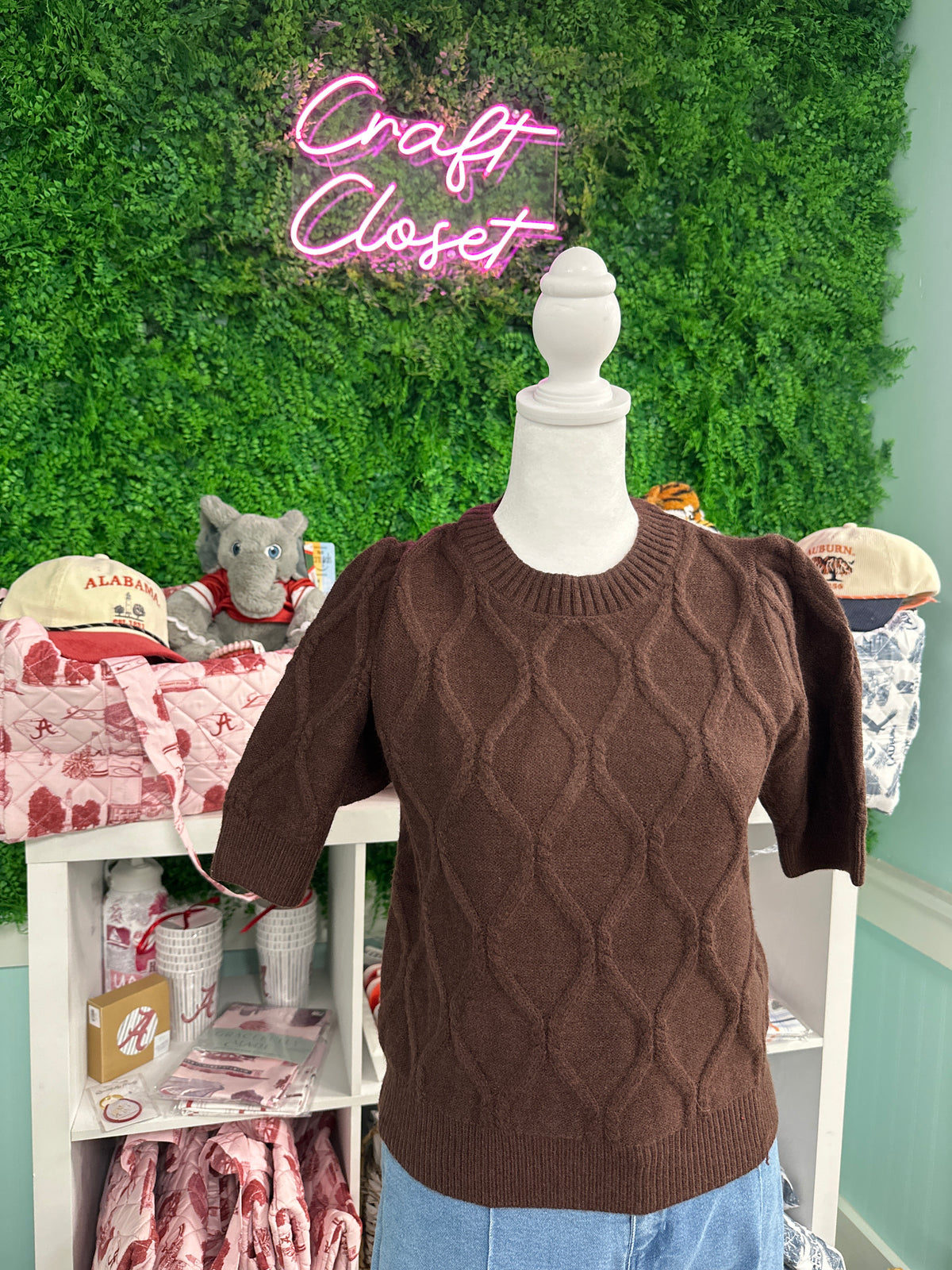 ENTRO Top In Brown