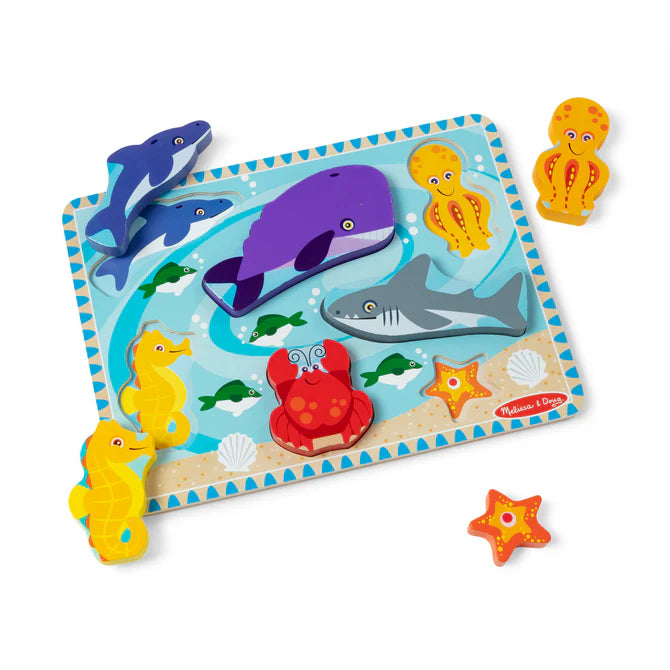 Melissa & Doug- Sea Creatures Chunky Puzzle