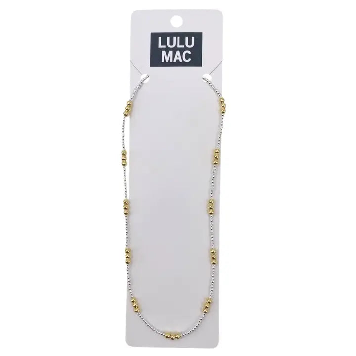 Lulu Mac Necklace W/ Bead Accent