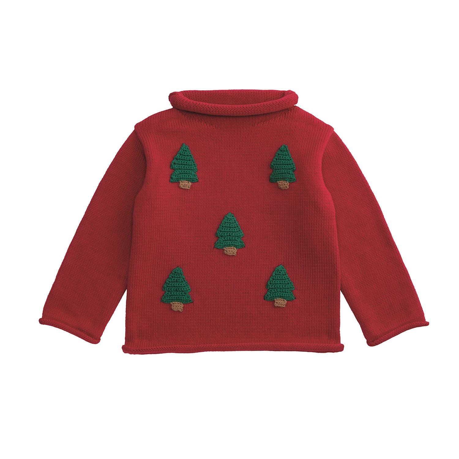 Mudpie- Christmas Tree Rollneck Sweater 