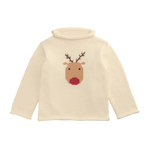 Mudpie- Reindeer Rollneck Sweater #10140028