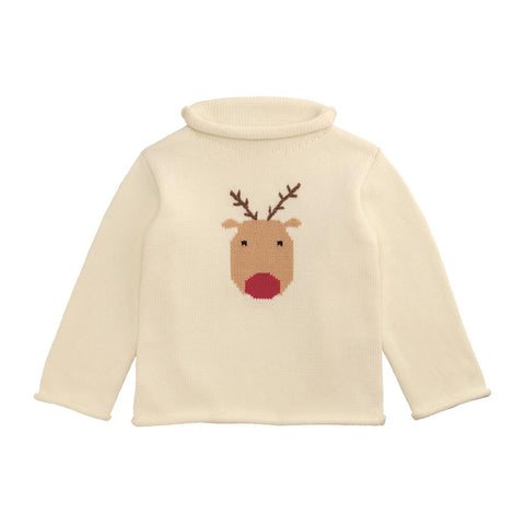 Mudpie- Reindeer Rollneck Sweater #10140028