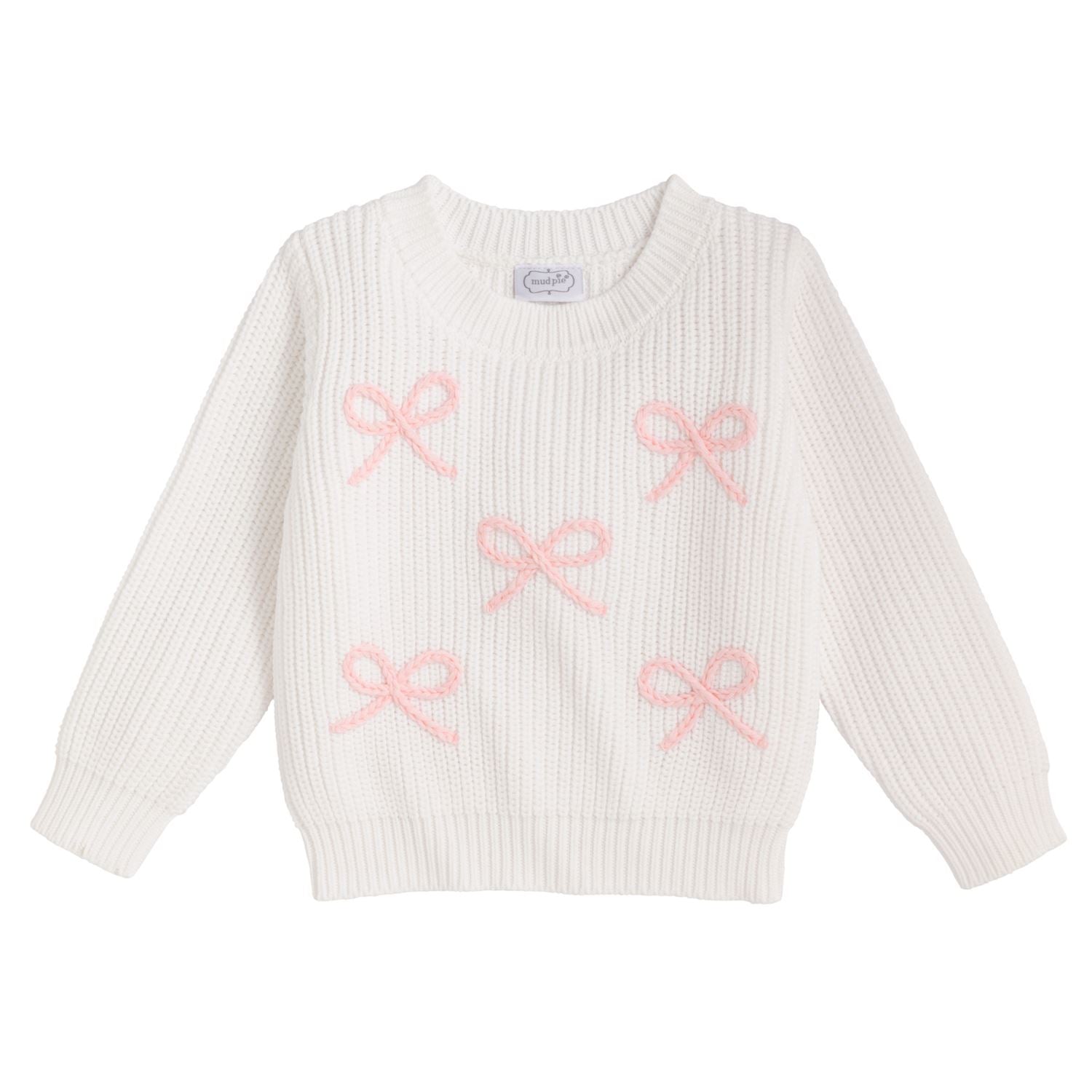 Mudpie- Scattered Bow Sweater 