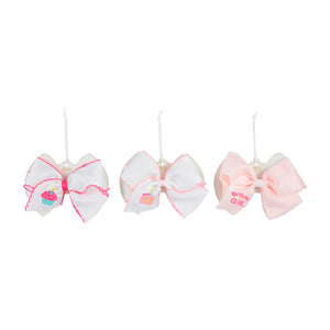 Mudpie- Birthday Embroidered Bows #10160194