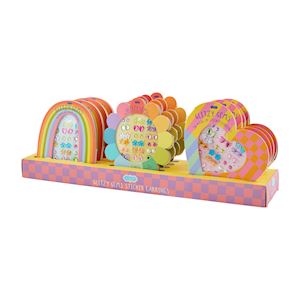 Mudpie- Glitzy Gems Stick-On Earrings 