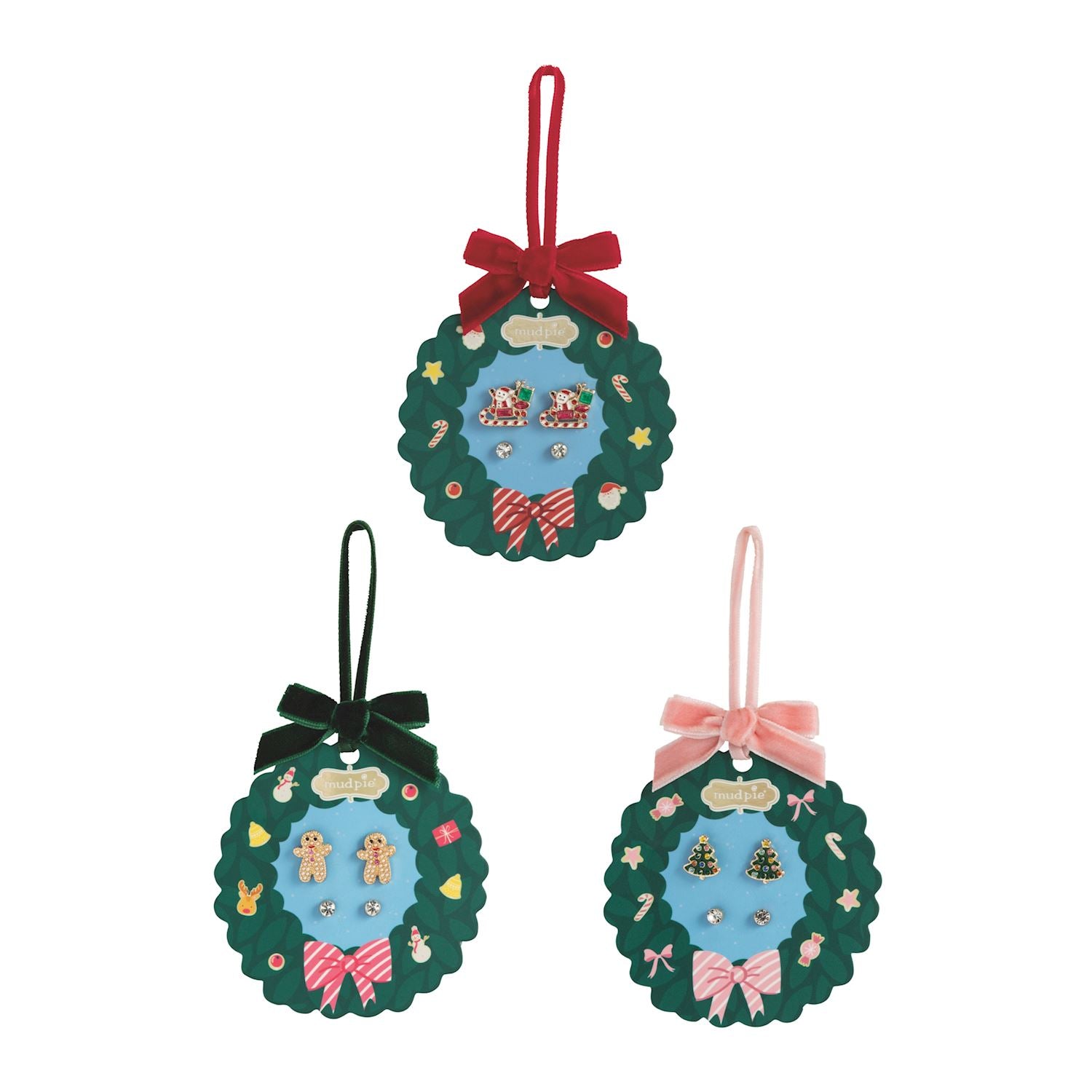Mudpie- Christmas Stud Earring Sets 