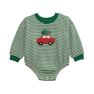 Mudpie- Christmas Car Sweatshirt Bubble  #10710178