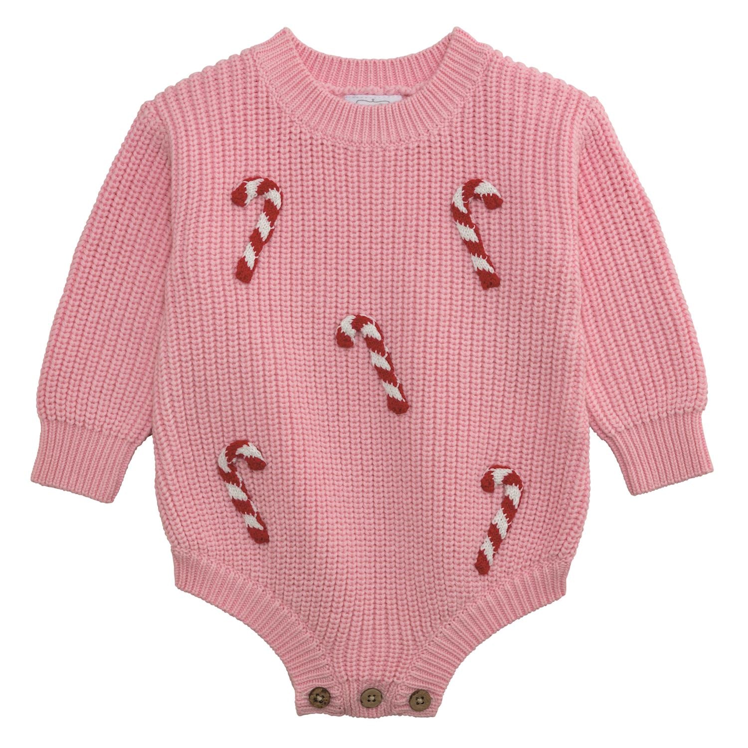 Mudpie- Candy Cane Sweater Bubble 