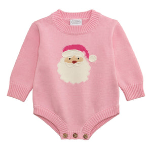 Mudpie- Pink Santa Sweater Bubble #10710182