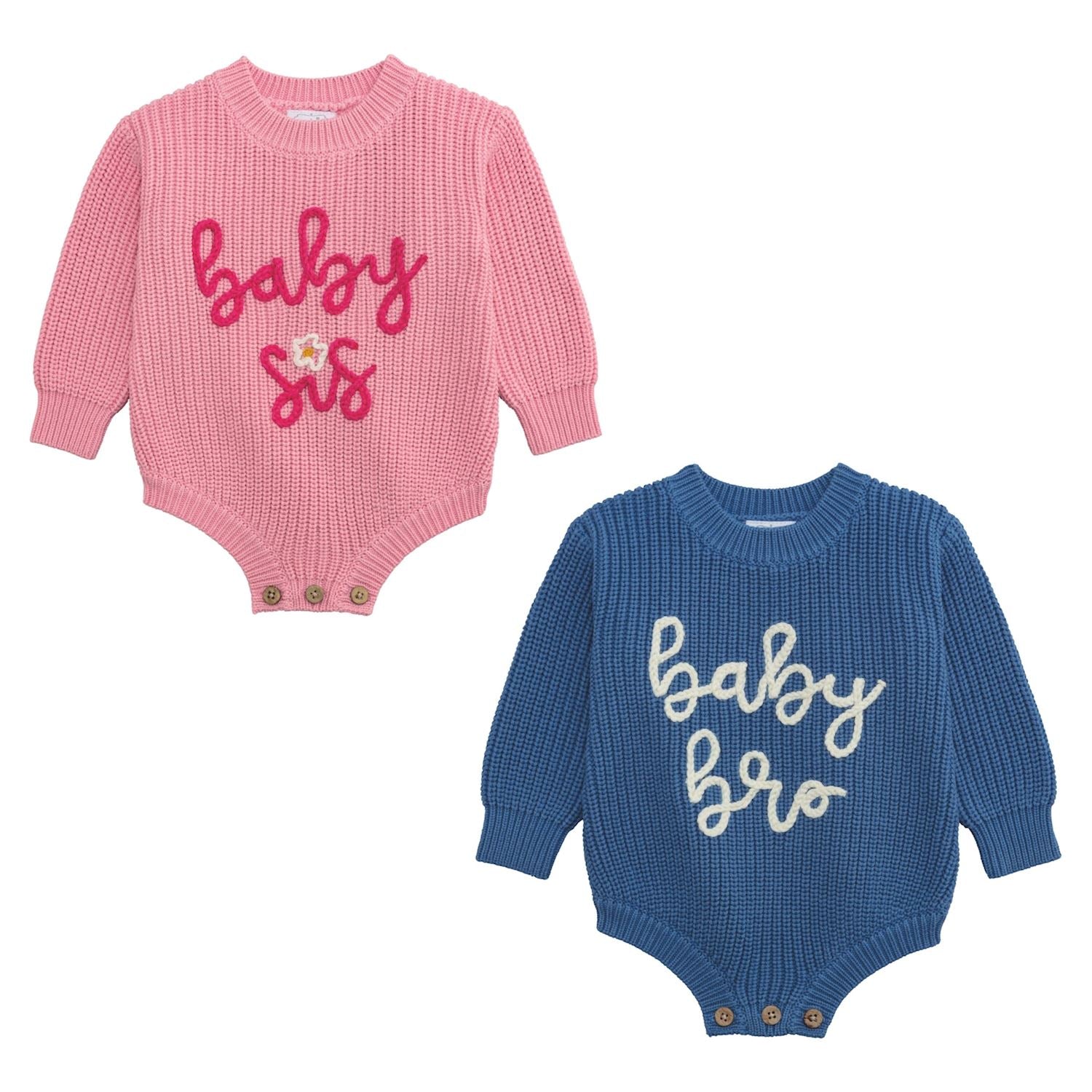 Mudpie- Baby Sis & Bro Sweater Bubbles #10710203