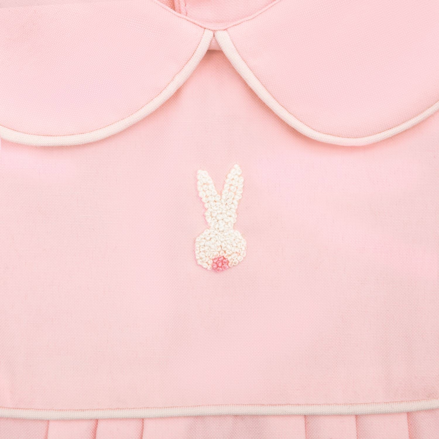 Mudpie Pink French Knot Bunny Bubble 