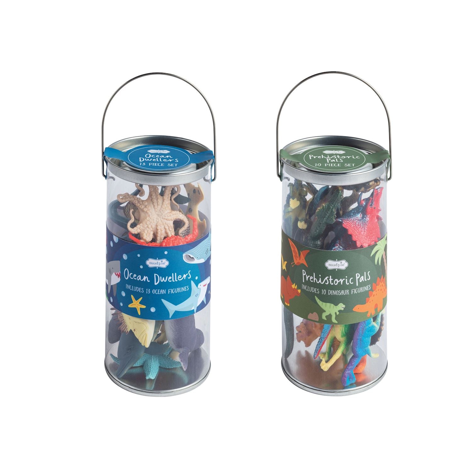 Mudpie- & Dino-On-The-Go Toy Sets 