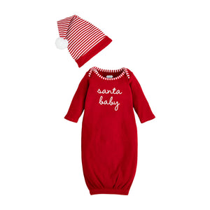 Mudpie- Santa Baby Take-Me-Home Hat Set #10800066