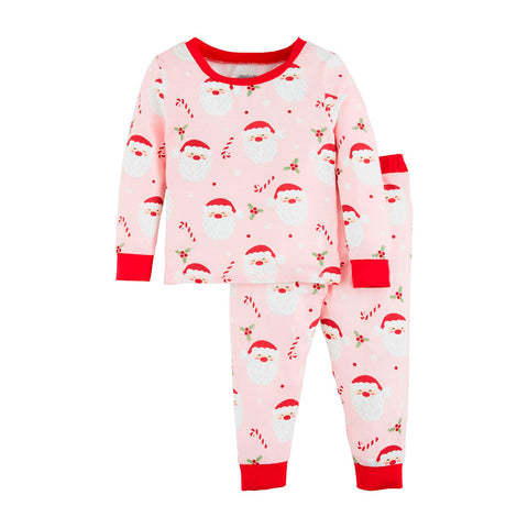 Mudie- Pink Santa Glow Pajama Set #10860121