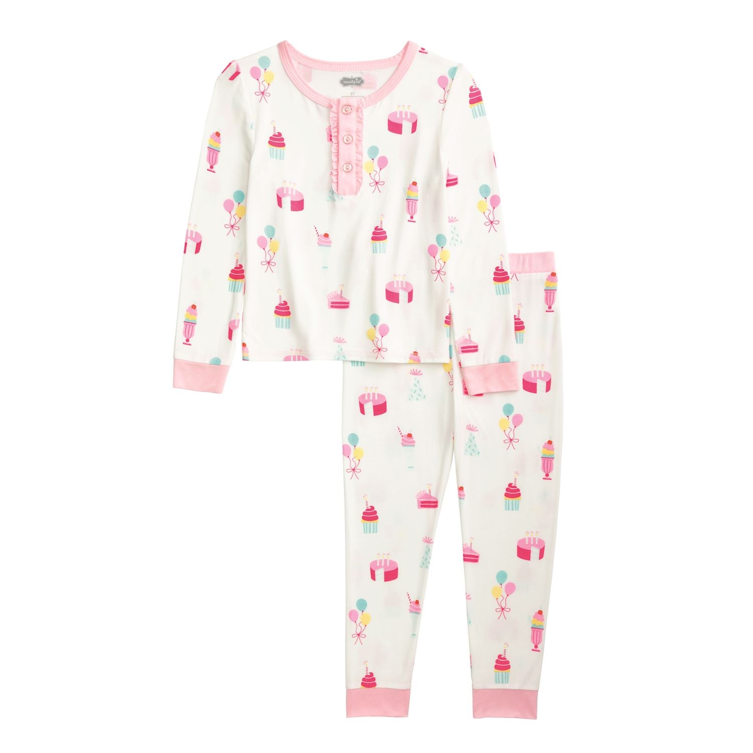 Mudpie Birthday Glow Pajamas 