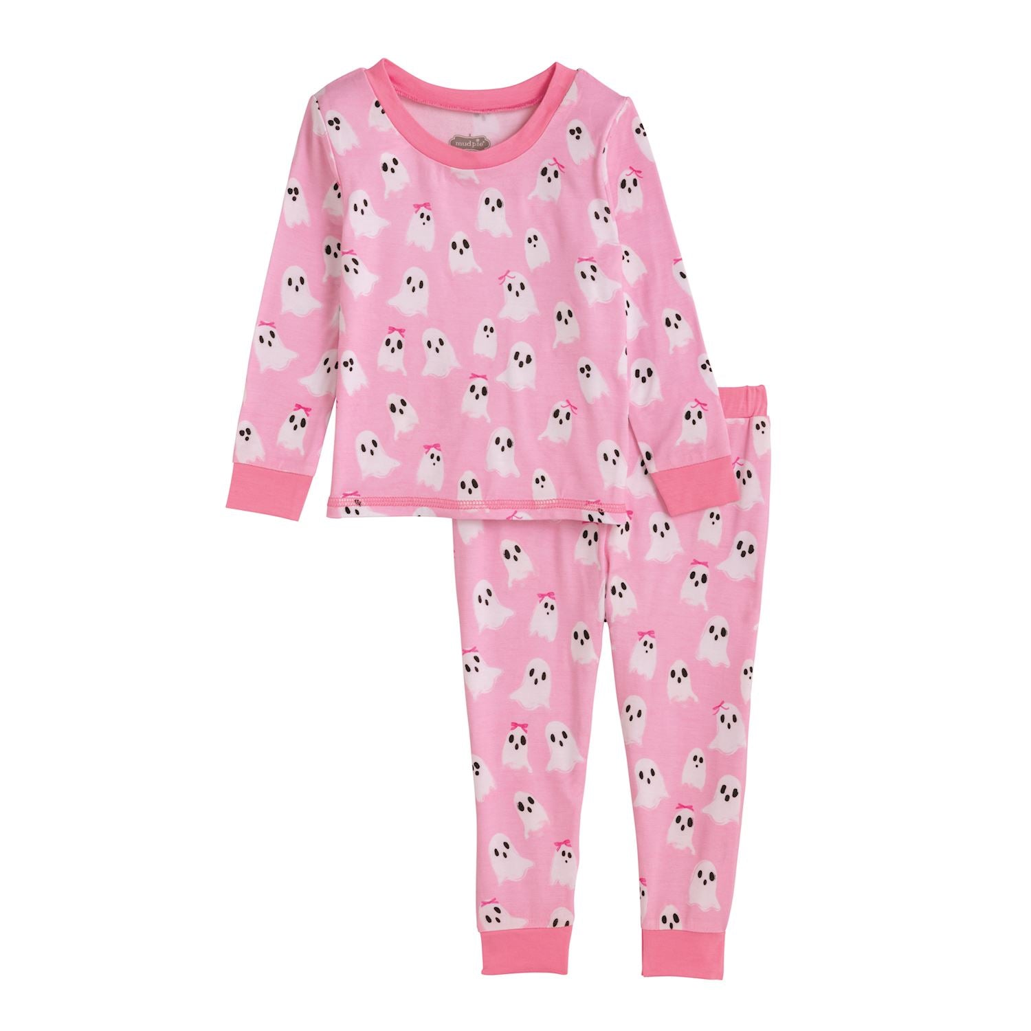 Mudpie-Pink Ghost Glow Pj Set 