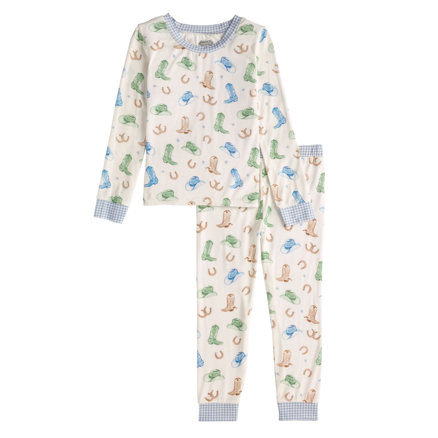 Mudpie- Cowboy Boot Pj Set 
