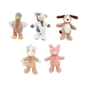 Mudpie- Farm Plush Rattle Pals 