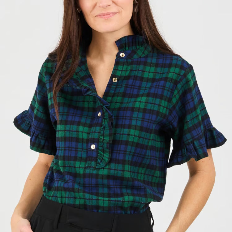 Mary Square Kate Blackwatch Top