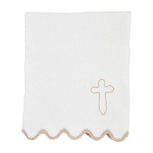 Mudpie- Cross Scallop Blanket #11000267