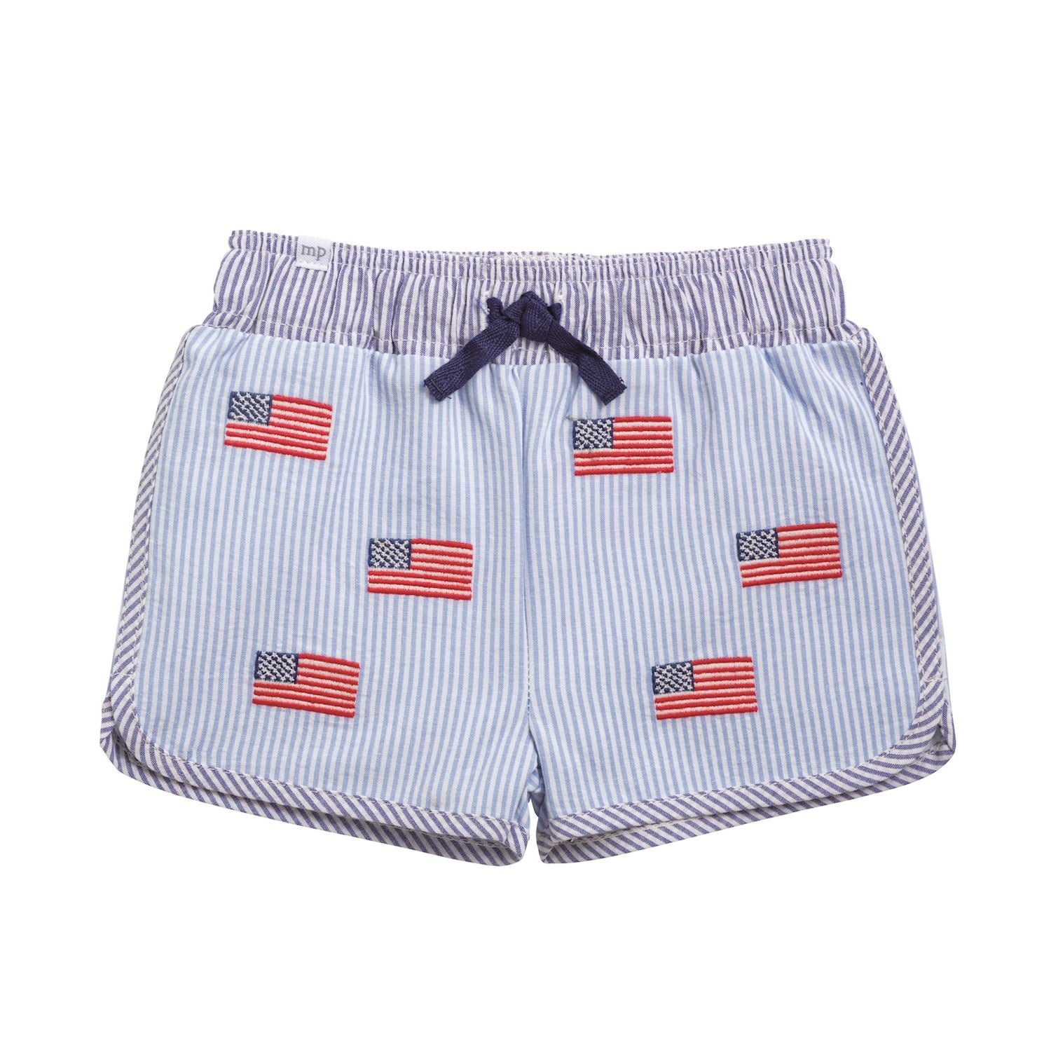 Mudpie Embroidered Flag Swim Trunk 