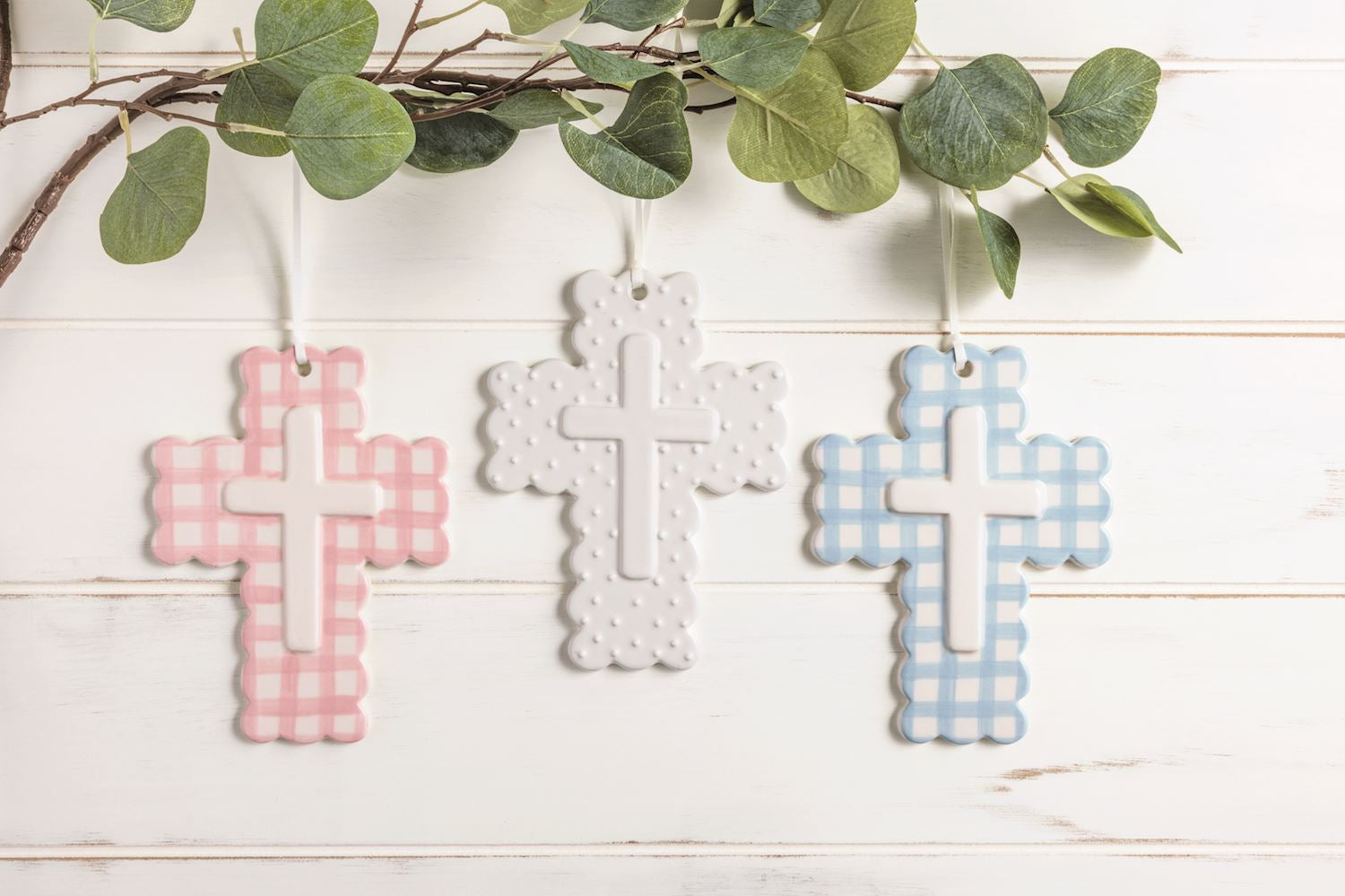 Mudpie Ceramic Cross 