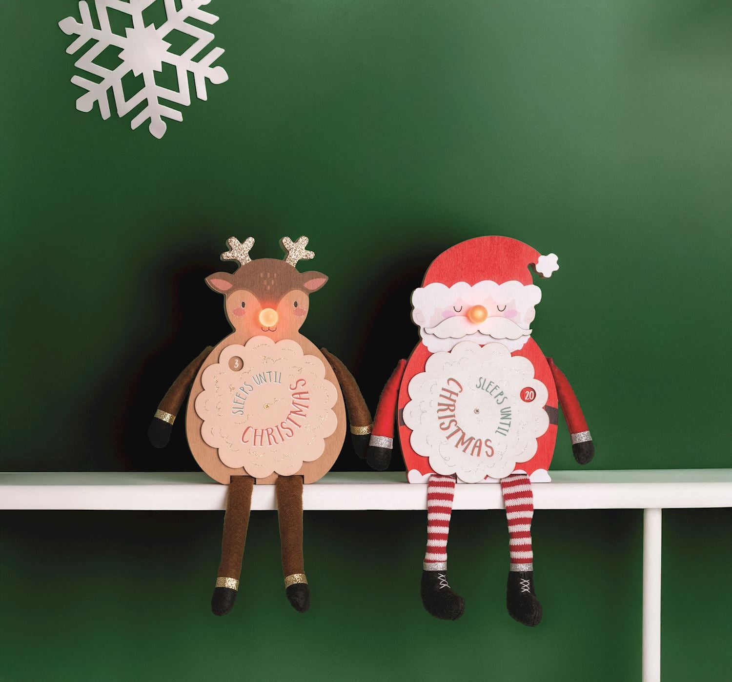 Mudpie- Sleeps Until Christmas Sitters 