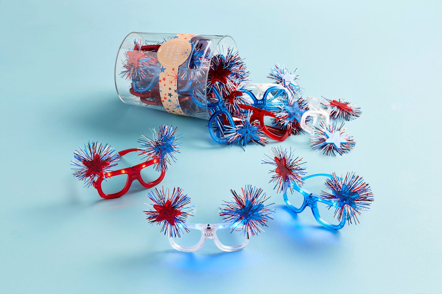 Mudpie Light Up Patriotic Glasses 