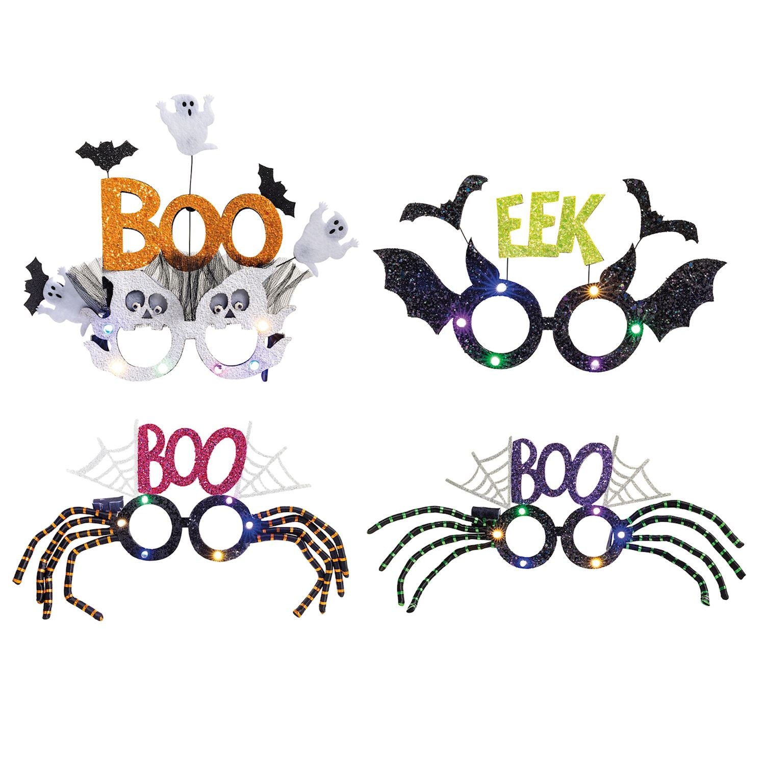 Mudpie- Halloween Light-Up Glasses 